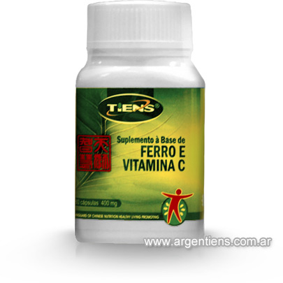 C&aacute;psulas de Hierro y Vitamina C